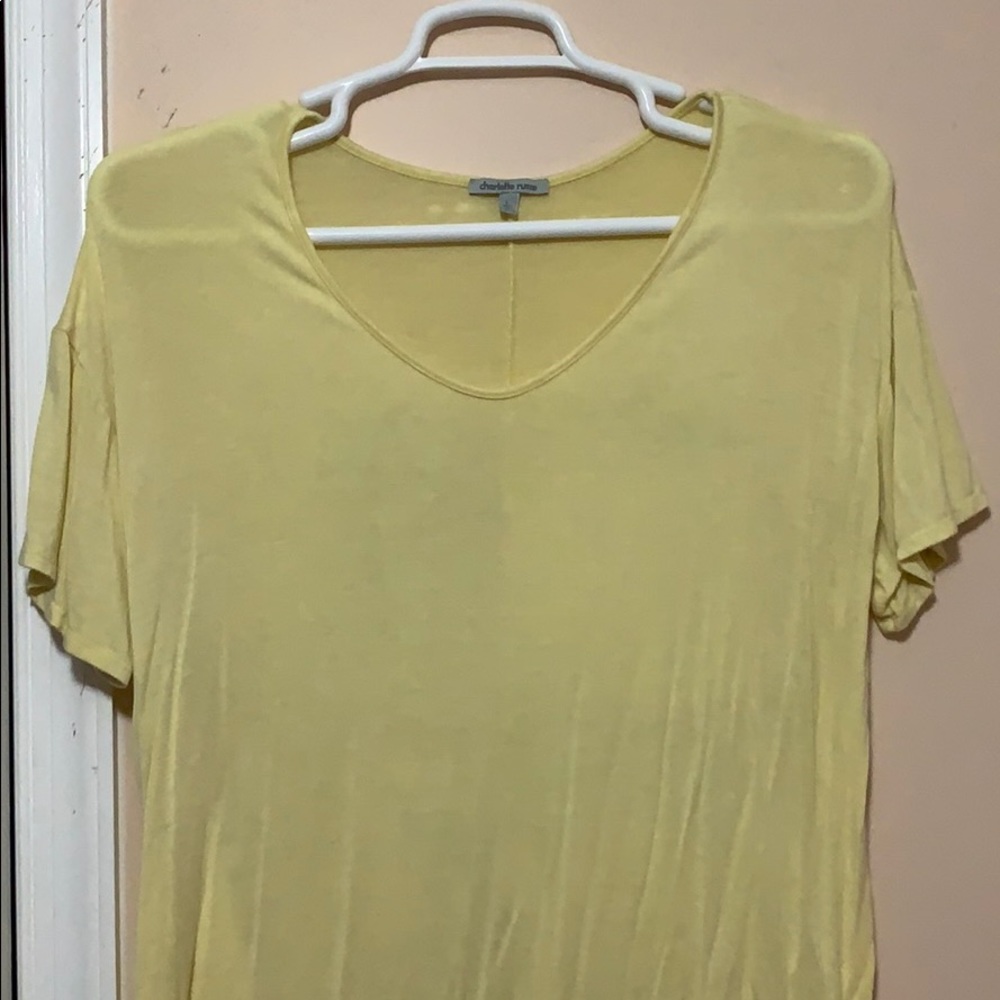 Charlotte Russe V-neck Tee